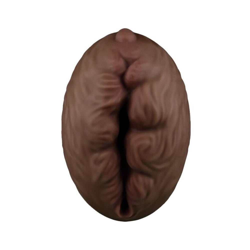 Lovetoy Aliens Pie Number 3 masturbator in a flesh brown colour, realistic texture.