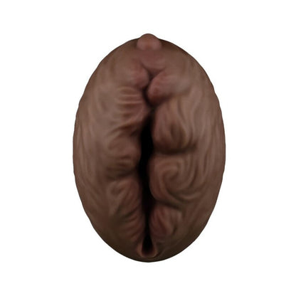 Lovetoy Aliens Pie Number 3 masturbator in a flesh brown colour, realistic texture.