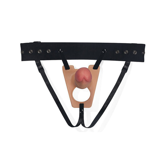 lovetoy unisex hollow strap on, a flexible sex toy for couples in play