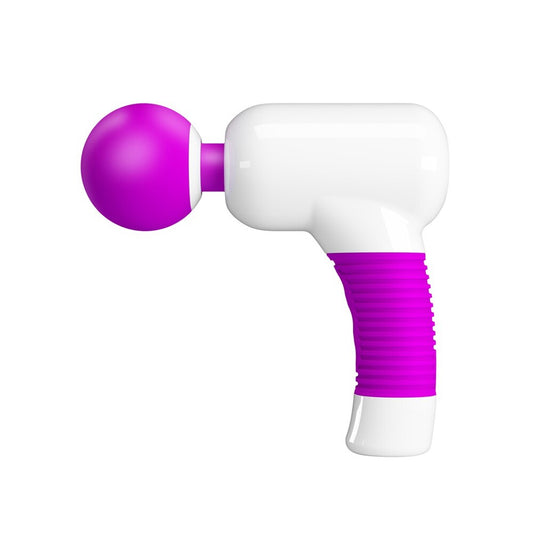 Purple pretty love super power gun wand massager with a smooth, ergonomic design.