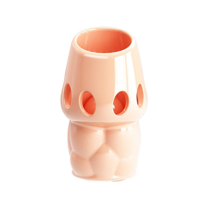 Pretty Love Oscar flesh pink penis sleeve, textured for enhanced pleasure, realistic appearance.