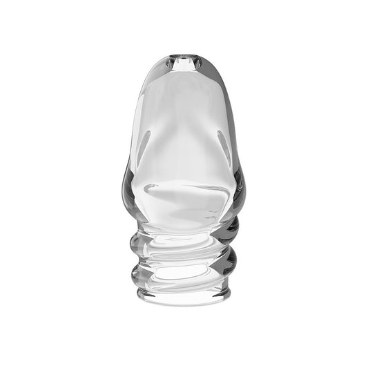 Pretty Love Jeremy clear penis sleeve, enhancing pleasure and sensation during intimate moments.