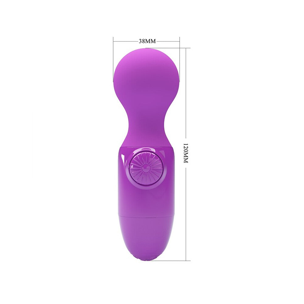 A small, bright pink Dream Toys mini vibrator stick with a smooth, matte finish.