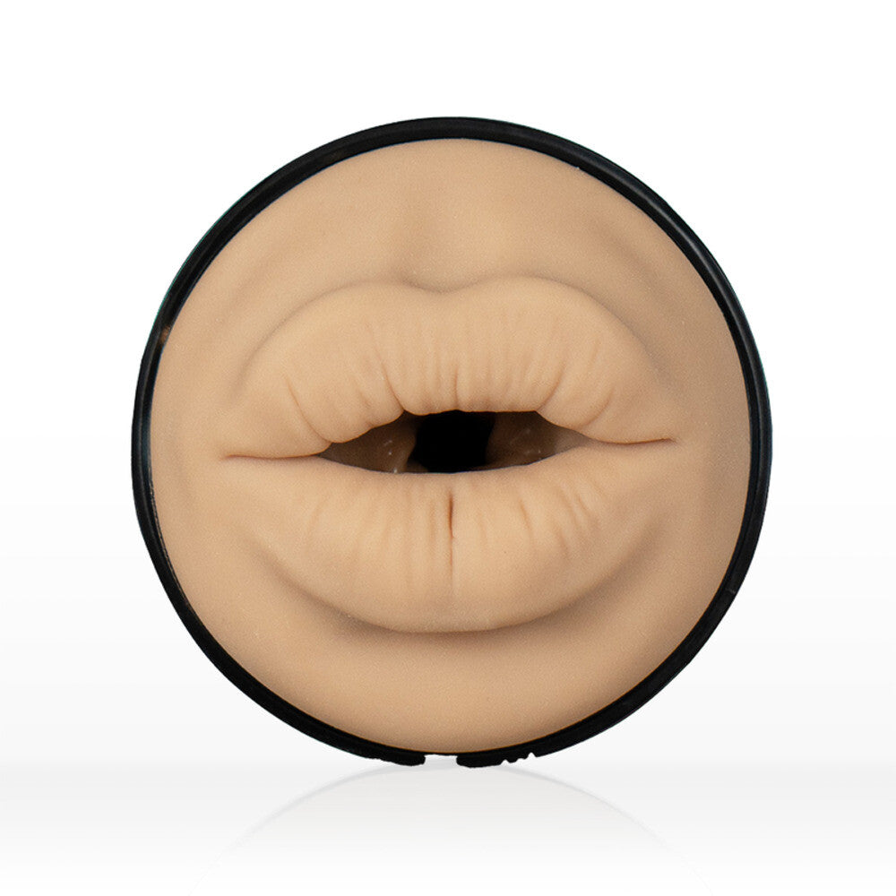 kiiroo victoria june feelstar masturbator, flesh-toned textured pleasure sleeve for solo male play
