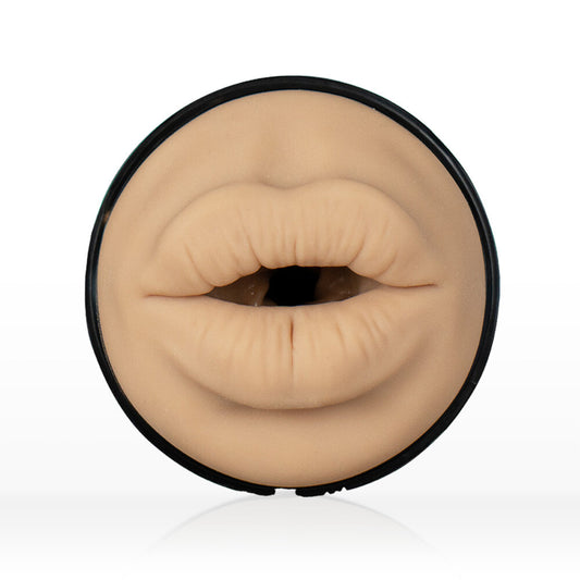 kiiroo victoria june feelstar masturbator, flesh-toned textured pleasure sleeve for solo male play