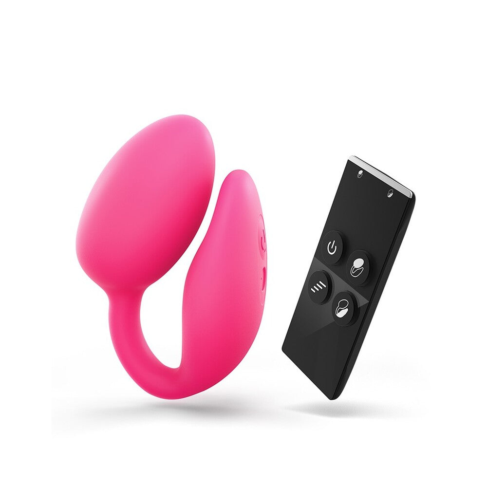 Remote control double stimulator from Various Toy Brands, a purple silicone pleasure toy.