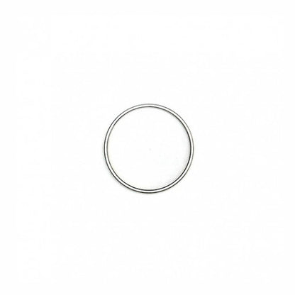 stainless steel cockring, 0.5cm wide and 30mm in diameter, for enhanced pleasure