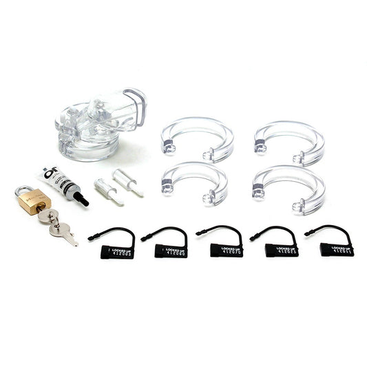 rimba cb3000 male chastity device, stainless steel, cage-style design for secure wear.