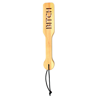 rimba wooden paddle, a classic design with a smooth finish, perfect for playful discipline.