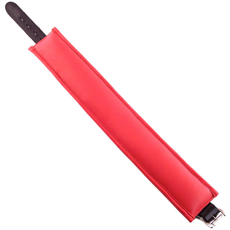 Rouge Garments black and red padded collar, a stylish accessory for your beloved hound.