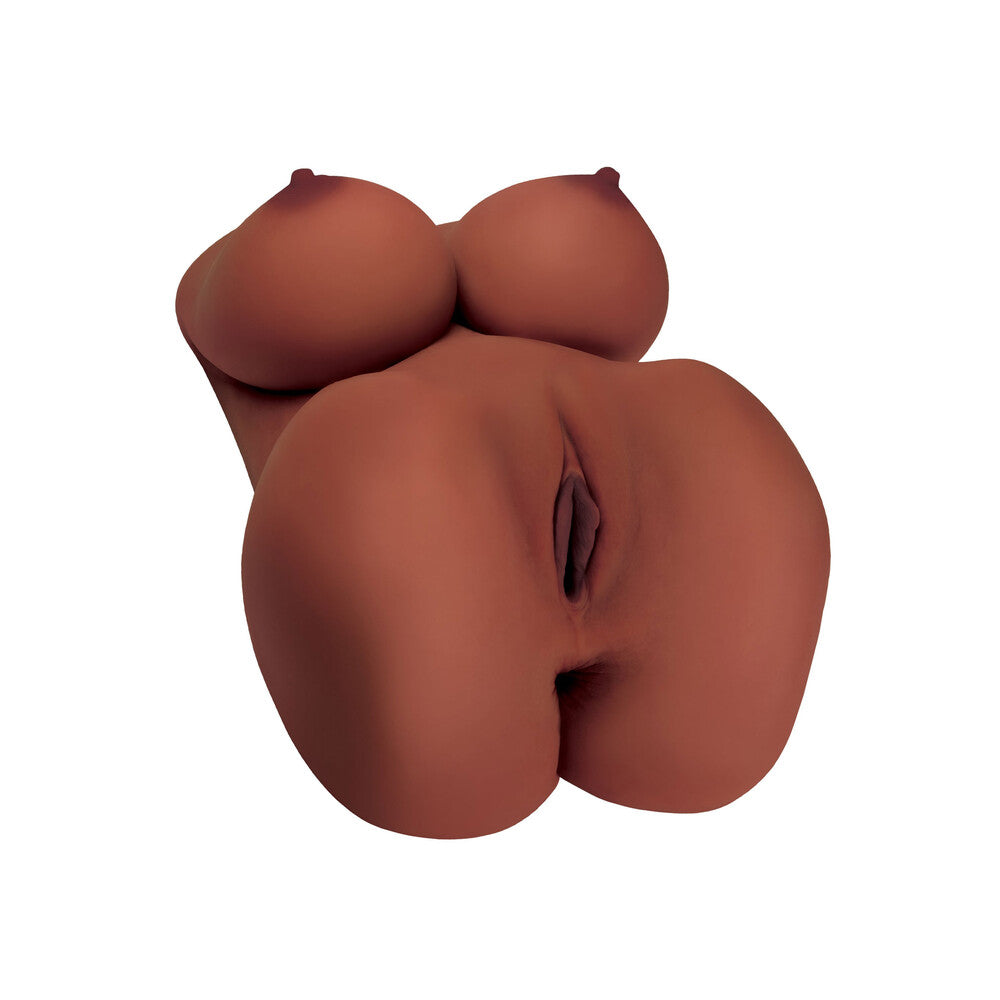 pipedream ez bang torso: realistic flesh-toned male masturbator for solo pleasure, lifelike details.