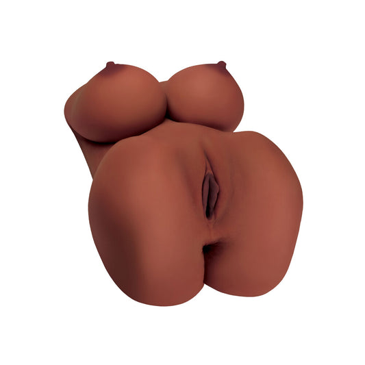 pipedream ez bang torso: realistic flesh-toned male masturbator for solo pleasure, lifelike details.