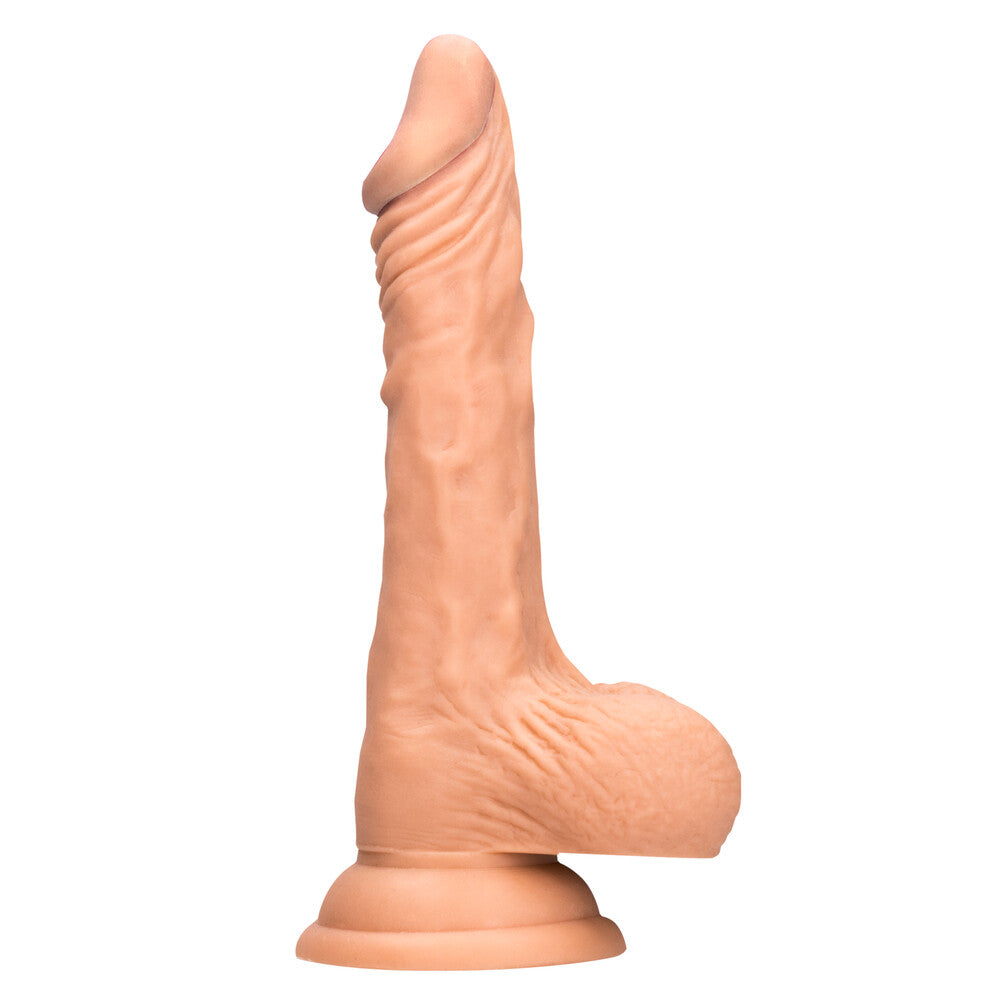 shots toys realistic flesh-coloured dildo with testicles, ten inches long, for pleasure