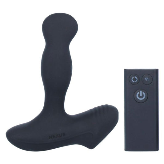Nexus Revo Slim, a rotating prostate massager with remote, in a sleek, modern style.