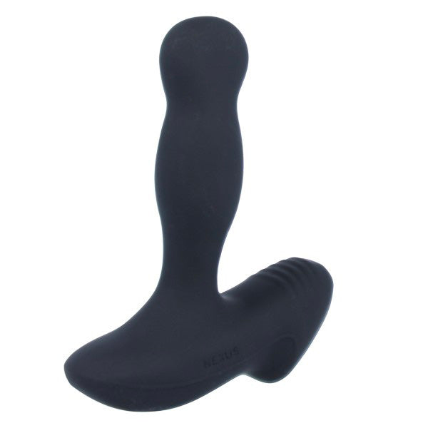 The Nexus Revo Slim prostate massager; rotating remote control sex toy in sleek black.
