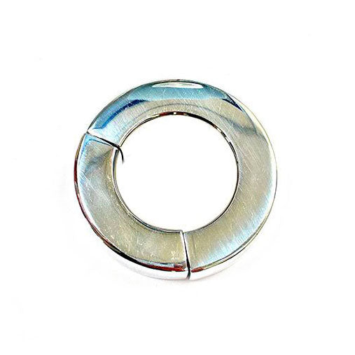 rouge stainless steel magnetic ball stretcher, 35mm size, for bondage play.
