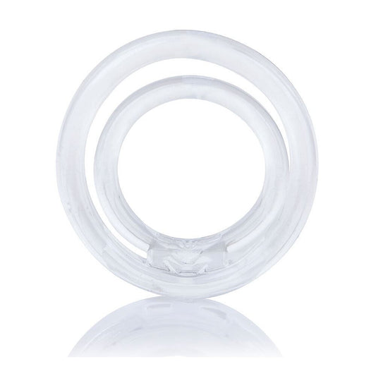 Screaming O RingO 2 cock and ball ring, dual pleasure enhancer in red silicone.