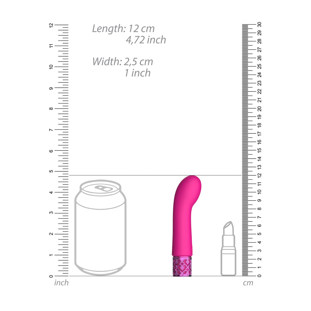 Pink, rechargeable silicone bullet vibrator from Shots Toys, a bijou pleasure for discreet thrills.