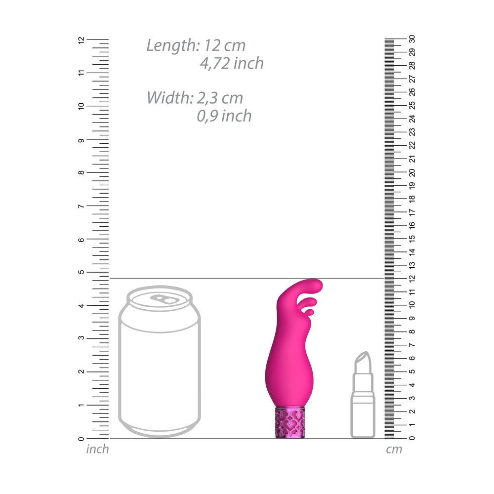 Pink rechargeable silicone bullet vibrator by shots toys, a petite gem for personal pleasure.