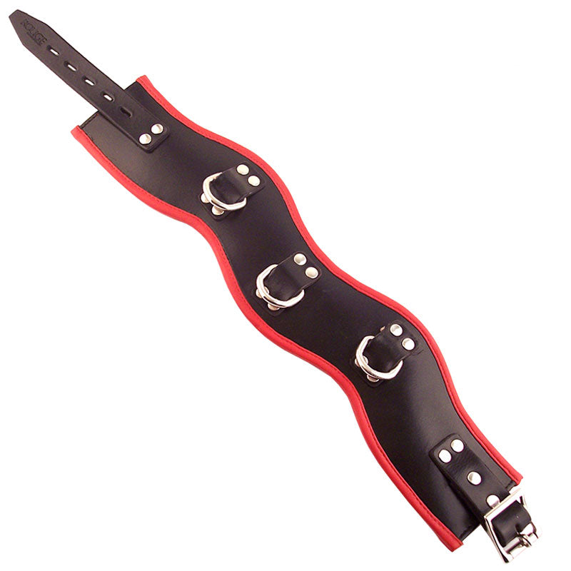 Rouge Garments black and red padded posture collar, a stylish and supportive neck accessory