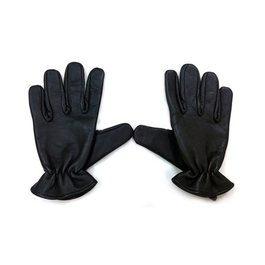 rouge garments vampire gloves, blood-red latex, long gauntlets with a shiny, theatrical finish