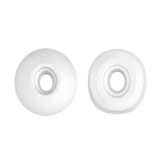 Two lilac replacement tips for the Satisfyer Pro 2 Next Generation clitoral stimulator.