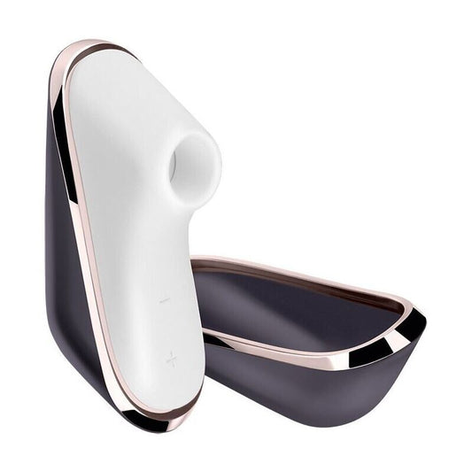 Satisfyer Pro Traveler clitoral vibrator, a discreet and travel-friendly pleasure device.