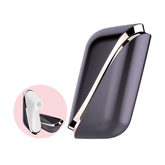 Satisfyer Pro Traveler: a sleek, pocket-sized clitoral vibrator in a smooth, matte finish.