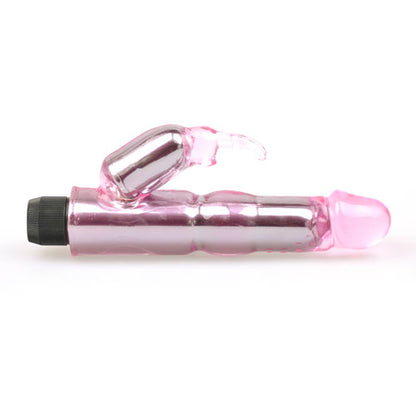 Crystal pink rabbit vibrator from Various Toy Brands, perfect for exploring waves of pleasure.
