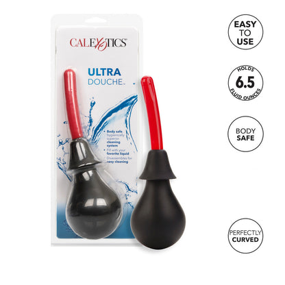 California Exotic Ultra Douche for personal hygiene, a translucent bottle with a nozzle attachment.
