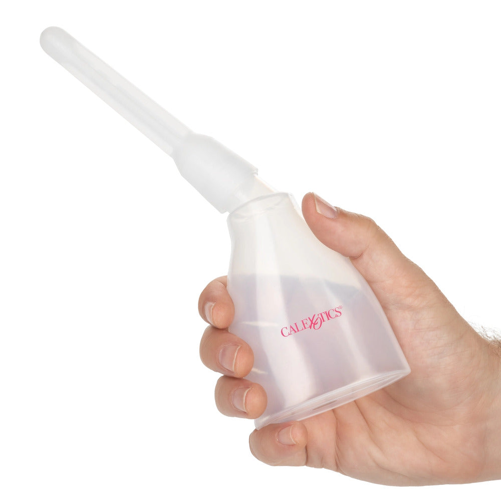 California Exotic ultimate douche in translucent plastic for personal hygiene, a discreet and effective solution.