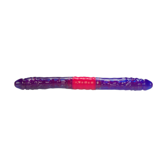 California Exotic dual vibrating dildo, flexible design in a realistic skin tone colour.