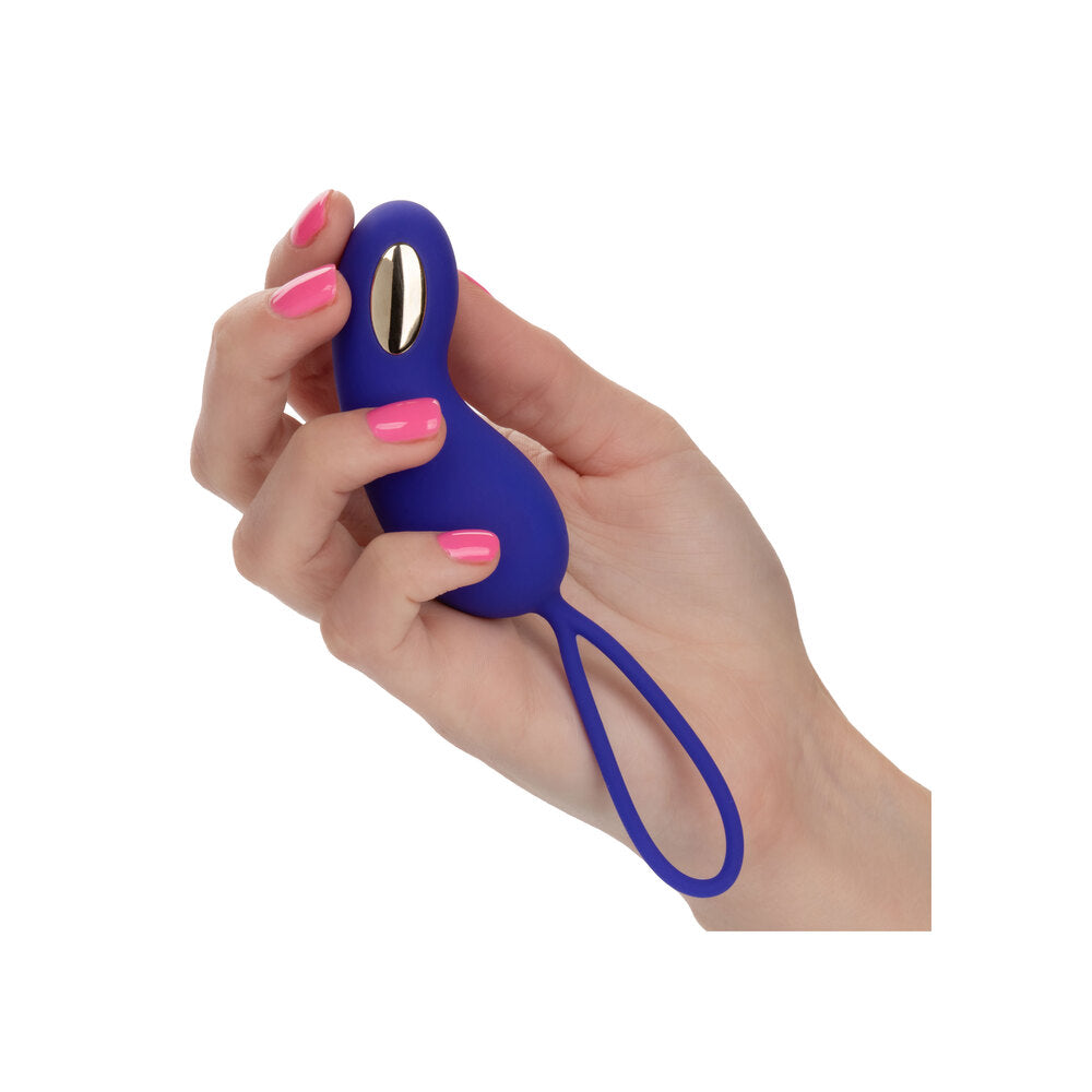 California Exotic impulse intimate estim remote teaser, a black and silver electro sex toy.
