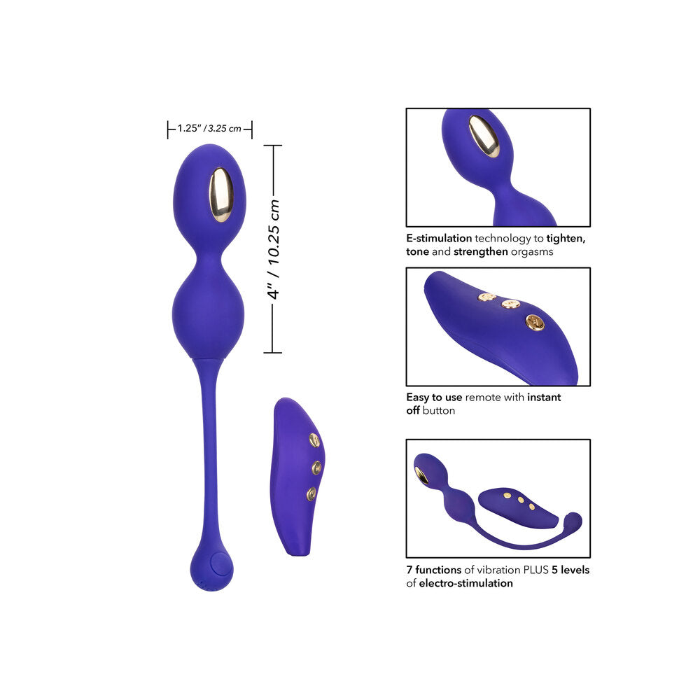 California Exotic Impulse Intimate Estim Remote Dual Kegel Exerciser for pelvic floor training
