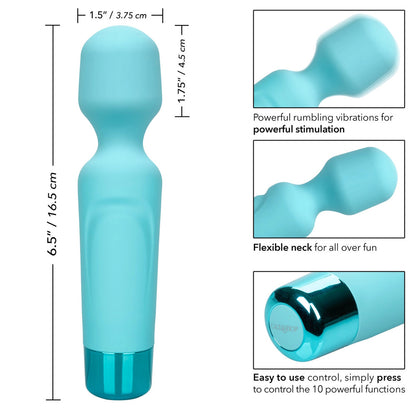 California Exotic Eden wand massager in a smooth, skin-safe material for sensual massage.