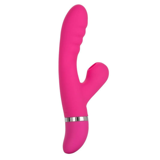 California Exotic Pucker Rabbit vibrator with bunny ears, designed for foreplay stimulation.