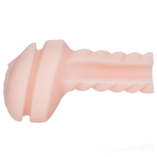 Rechargeable blue stroker for men by california exotic, textured for enhanced pleasure