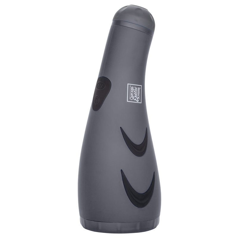 California Exotic Apollo Hydro Power Stroker: a waterproof silicone masturbator with vibrating feature.