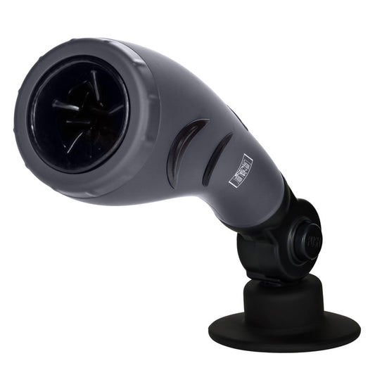 The apollo hydro power stroker by california exotic, a waterproof silicone vibrating masturbator.