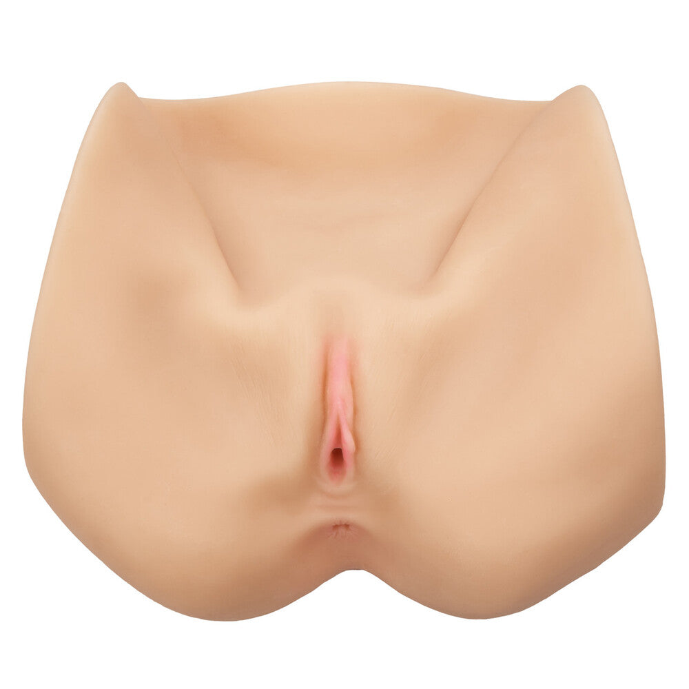 Stroke It life size pussy masturbator in flesh pink, a realistic intimate toy.