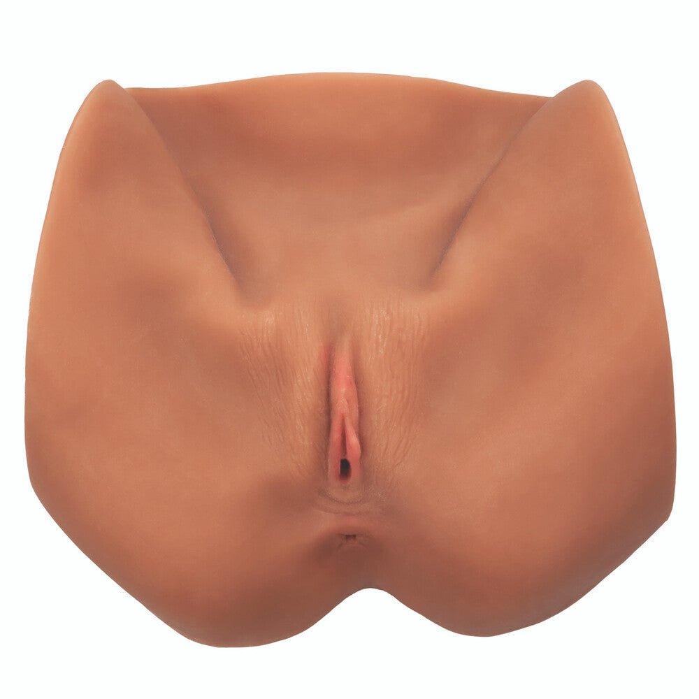 life size pussy masturbator in flesh brown with a realistic, strokeable texture