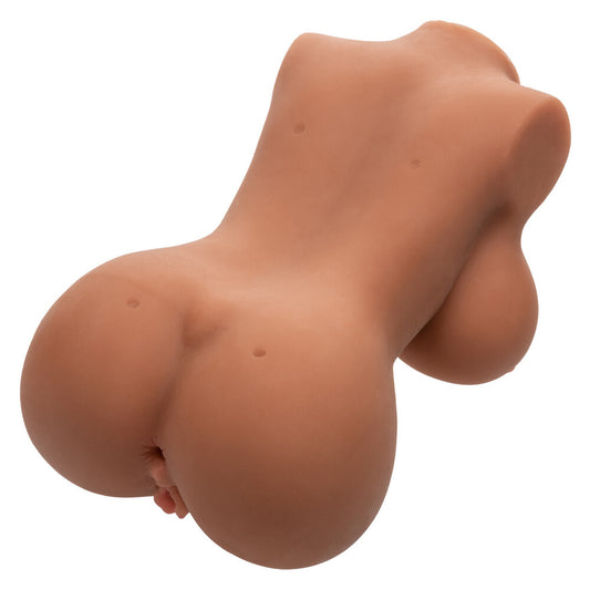 Flesh-coloured stroker from California Exotic, designed for male masturbation, with textured interior.