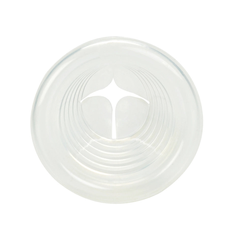 Clear silicone sleeve for use with a penis pump, part of the optimum series.