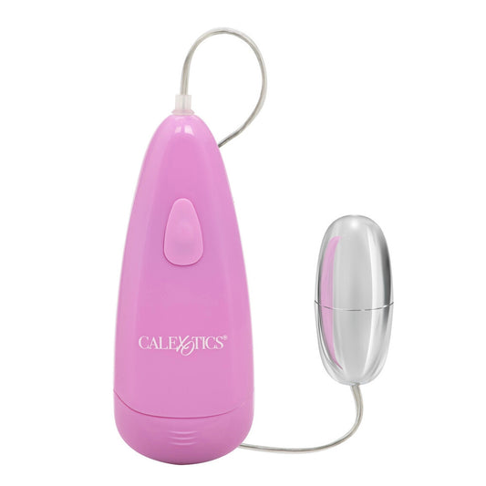 Silver bullet vibrator, waterproof and pocket-sized, from california exotic, for discreet pleasure.