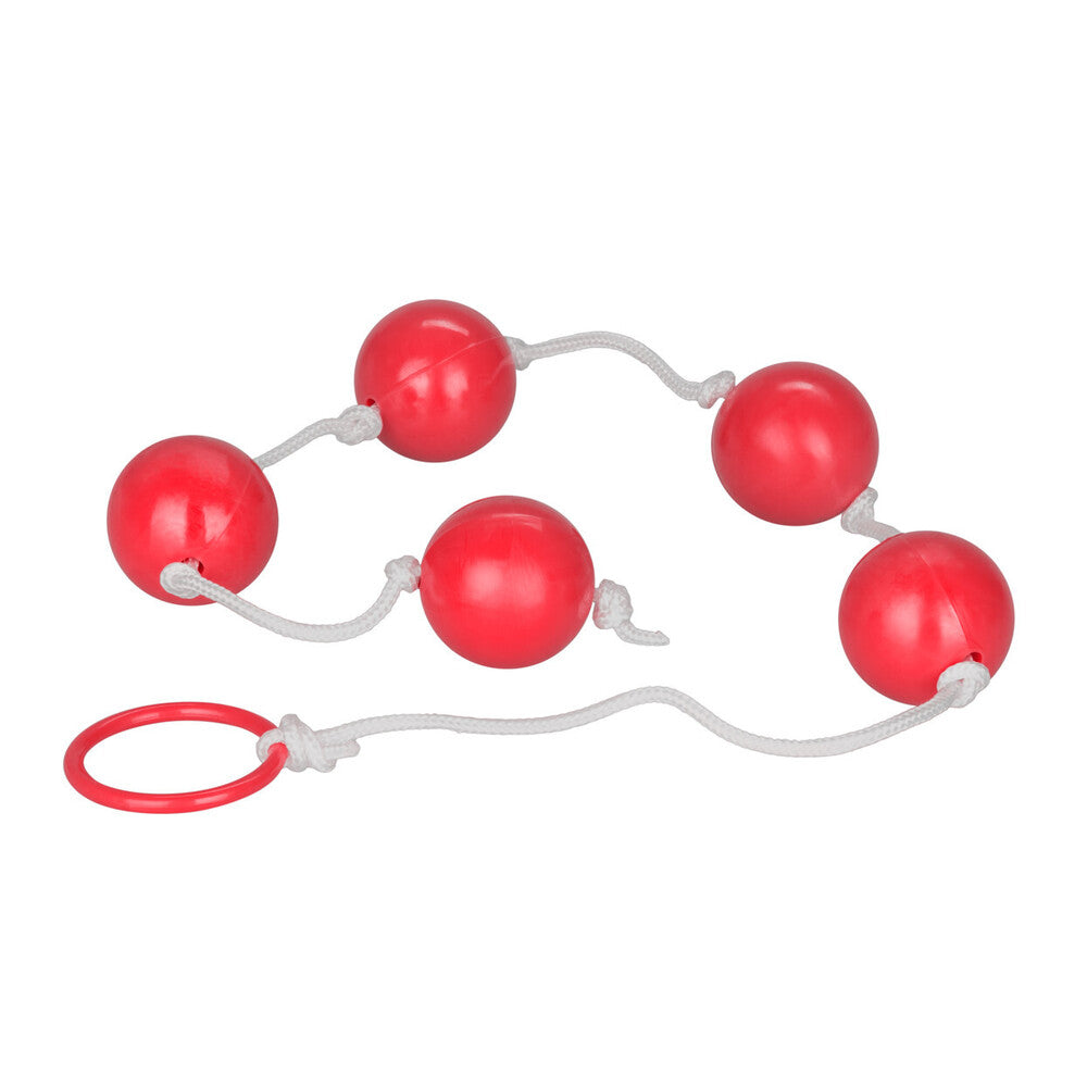 California Exotic large anal beads in assorted bright colours for pleasure play