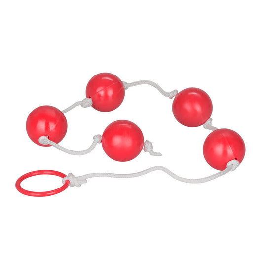California Exotic large anal beads in assorted bright colours for pleasure play