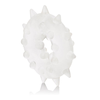 Clear sexagon enhancer cock ring from California Exotic, a love ring to add excitement.