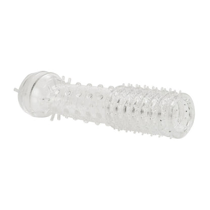 Two Senso penis sleeves from California Exotic, textured for enhanced pleasure and sensation.