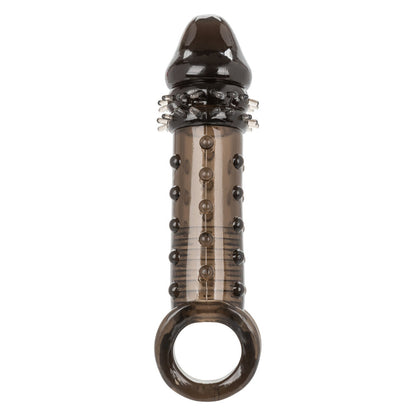 california exotic ultimate stud extender, a clear penis sleeve for enhanced pleasure.