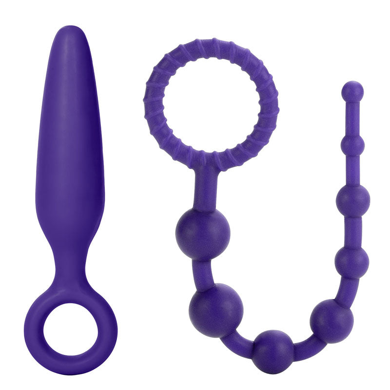 california exotic anal kit with various butt plugs for pleasure and exploration